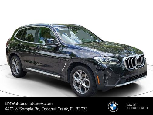 Black Sapphire Metallic 2024 BMW X3 sDrive30i