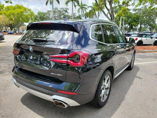 Black Sapphire Metallic 2024 BMW X3 sDrive30i