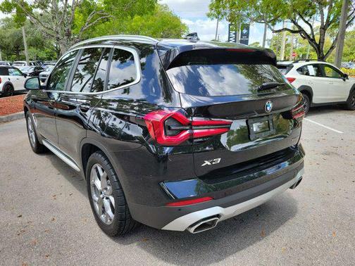 Black Sapphire Metallic 2024 BMW X3 sDrive30i