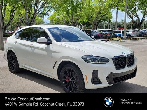 Alpine White 2024 BMW X4 xDrive30i