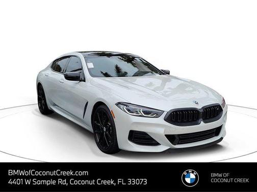 Mineral White Metallic 2023 BMW M850 Gran Coupe xDrive