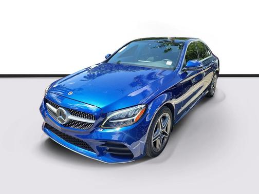 Brilliant Blue Metallic 2021 Mercedes-Benz C-Class C 300 4MATIC