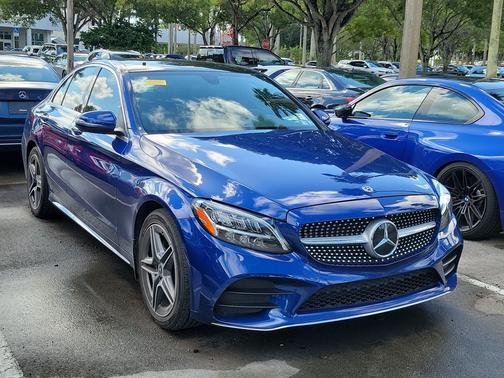 Brilliant Blue Metallic 2021 Mercedes-Benz C-Class C 300 4MATIC