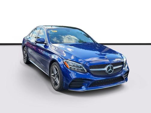 Brilliant Blue Metallic 2021 Mercedes-Benz C-Class C 300 4MATIC