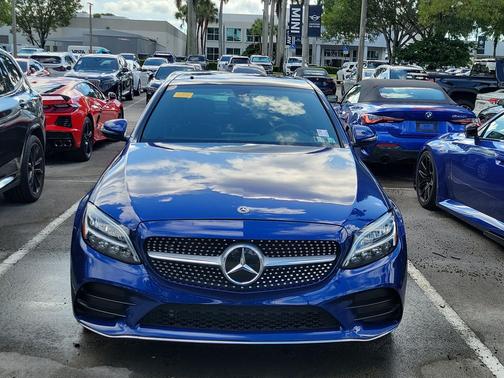 Brilliant Blue Metallic 2021 Mercedes-Benz C-Class C 300 4MATIC