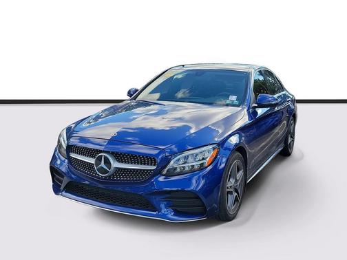 Brilliant Blue Metallic 2021 Mercedes-Benz C-Class C 300 4MATIC