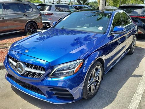 Brilliant Blue Metallic 2021 Mercedes-Benz C-Class C 300 4MATIC