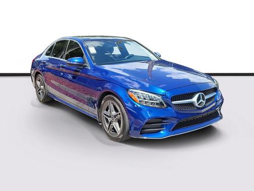 Brilliant Blue Metallic 2021 Mercedes-Benz C-Class C 300 4MATIC