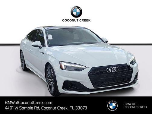 Glacier White Metallic 2022 Audi A5 Sportback Premium Plus
