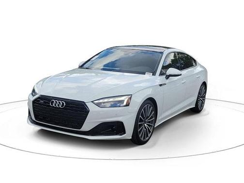 Glacier White Metallic 2022 Audi A5 Sportback Premium Plus