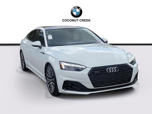 Glacier White Metallic 2022 Audi A5 Sportback Premium Plus