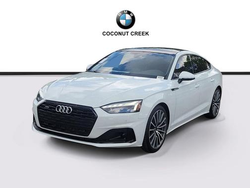 Glacier White Metallic 2022 Audi A5 Sportback Premium Plus