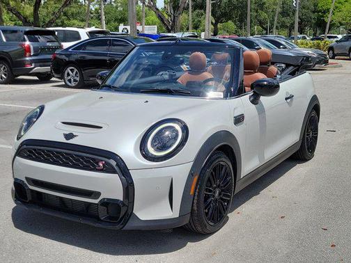 White Metallic 2023 MINI Convertible Cooper S