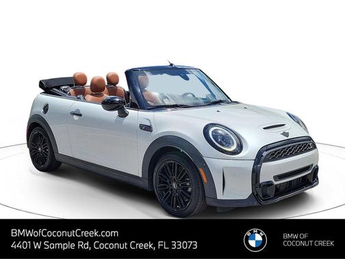 White Metallic 2023 MINI Convertible Cooper S