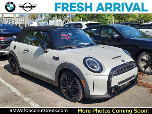 White Metallic 2023 MINI Convertible Cooper S