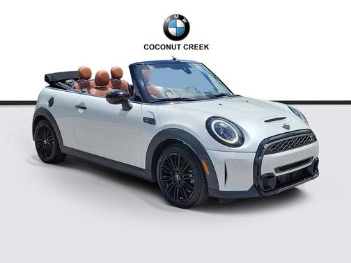 White Metallic 2023 MINI Convertible Cooper S