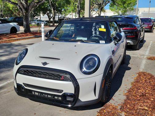 White Metallic 2023 MINI Convertible Cooper S