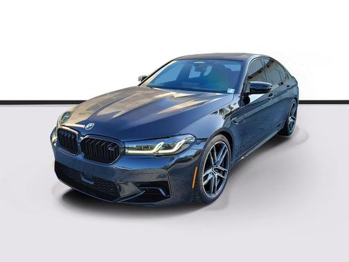 Black Sapphire Metallic 2021 BMW M5 Base