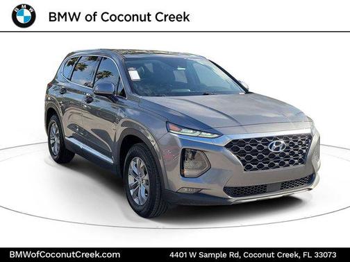 Machine Gray 2019 Hyundai SANTA FE SEL 2.4