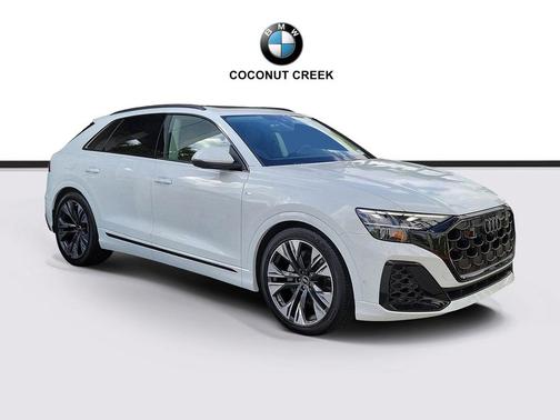 Glacier White Metallic 2026 Audi Q8 55 Premium Plus