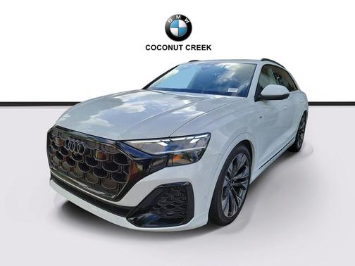 Glacier White Metallic 2026 Audi Q8 55 Premium Plus