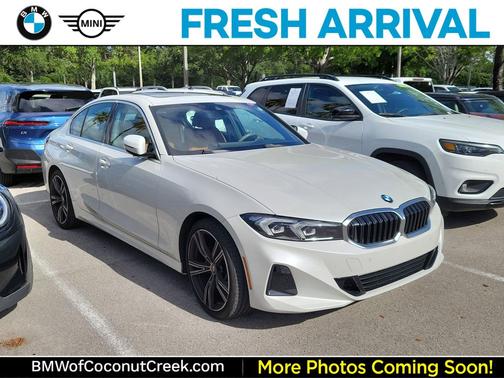 Mineral White Metallic 2024 BMW 330 330i