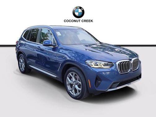 Phytonic Blue Metallic 2024 BMW X3 sDrive30i
