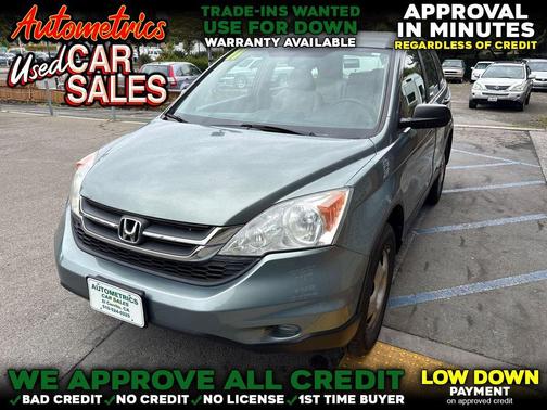 GREEN 2011 Honda CR-V LX