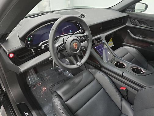 Jet Black Metallic 2026 Porsche Taycan Base
