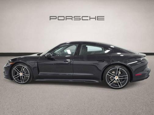 Jet Black Metallic 2026 Porsche Taycan Base