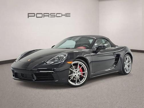Jet Black Metallic 2017 Porsche 718 Boxster S