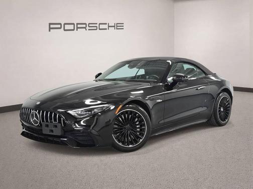 Obsidian Black Metallic 2025 Mercedes-Benz AMG SL 43 Base