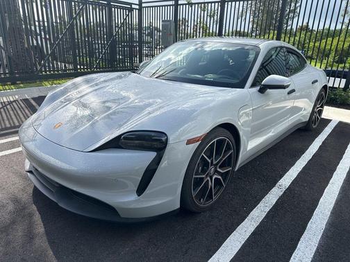 Ice Grey Metallic 2023 Porsche Taycan Base