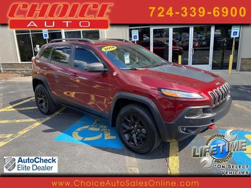 Velvet Red Pearlcoat 2018 Jeep Cherokee Trailhawk