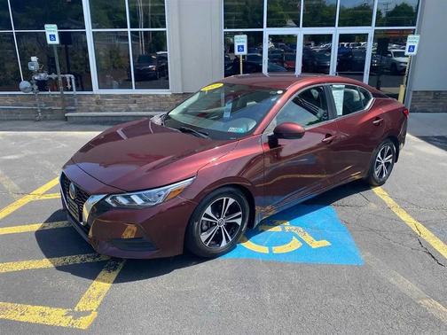 Rosewood Metallic 2021 Nissan Sentra SV