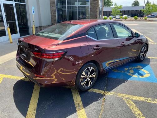 Rosewood Metallic 2021 Nissan Sentra SV