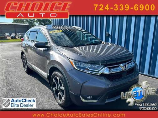 Gunmetal Metallic 2017 Honda CR-V Touring