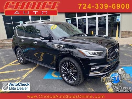 Black Obsidian 2021 INFINITI QX80 PREMIUM SELECT AWD