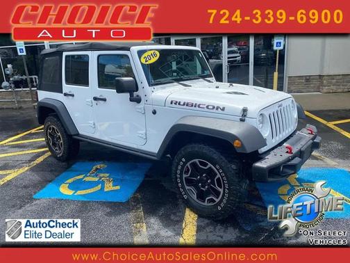 Bright White Clearcoat 2016 Jeep Wrangler Unlimited Rubicon