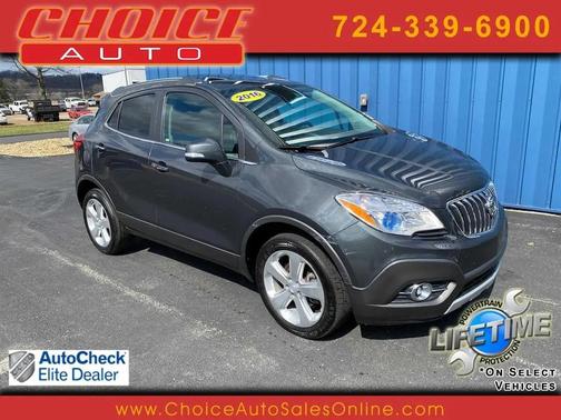 Graphite Gray Metallic 2016 Buick Encore Leather