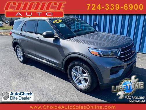 Carbonized Gray Metallic 2021 Ford Explorer XLT AWD