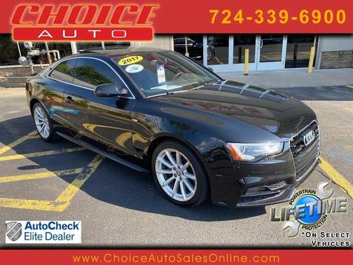 Mythos Black Metallic 2017 Audi A5 2.0T Sport