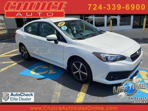 Crystal White Pearl 2020 Subaru Impreza 2.0i Premium