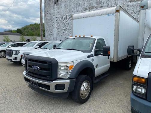 White 2013 Ford F-450 Regular Cab DRW 2WD