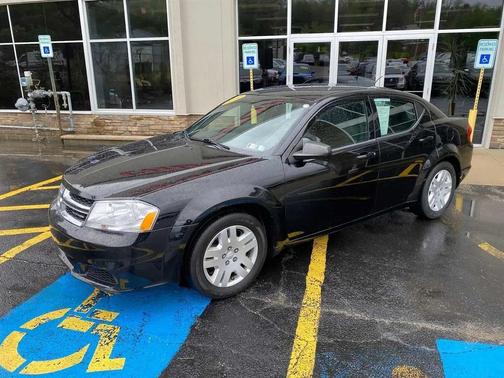Black 2012 Dodge Avenger 4dr Sdn