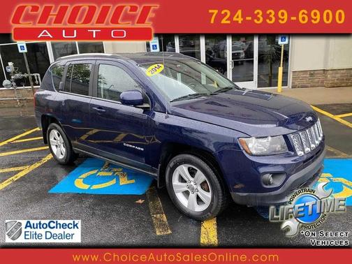 True Blue Pearlcoat 2014 Jeep Compass Latitude