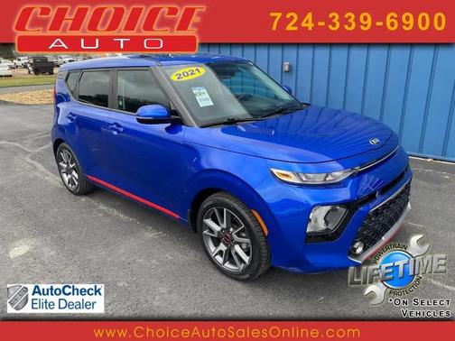 Neptune Blue 2021 Kia Soul GT-Line