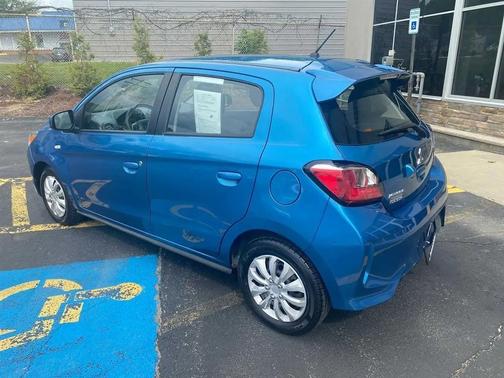 Sapphire Blue Metallic 2024 Mitsubishi Mirage ES 4D Hatchback