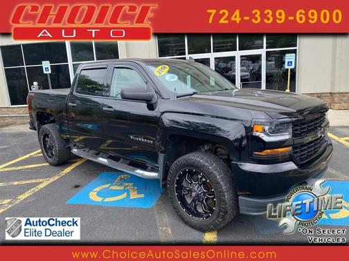 Black 2018 Chevrolet Silverado 1500 Custom