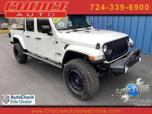 Bright White Clearcoat 2022 Jeep Gladiator Sport S